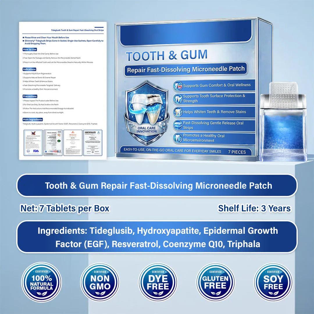 Your Smile🦷 Tooth & Gum Repair Fast-Dissolving Microneedle Patch✨