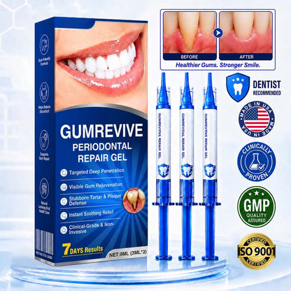 GumRevive Periodontal Repair Gel (for bleeding gums, receding gums, and loose teeth)